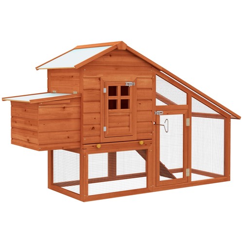 Pawhut wooden chicken coop - chicken,