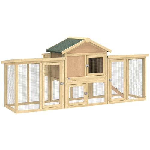 Pawhut wooden chicken - chicken, coop