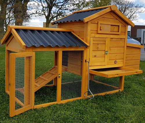 Chicken coop run hen house - chicken,