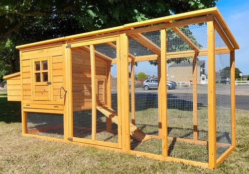 8ft chicken coop run - chicken,